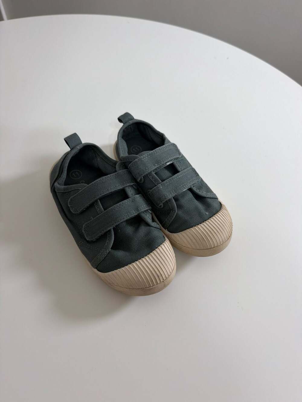 Cat & Jack Toddler Parker‎ Hook and Loop Canvas Sneakers in Dark Green